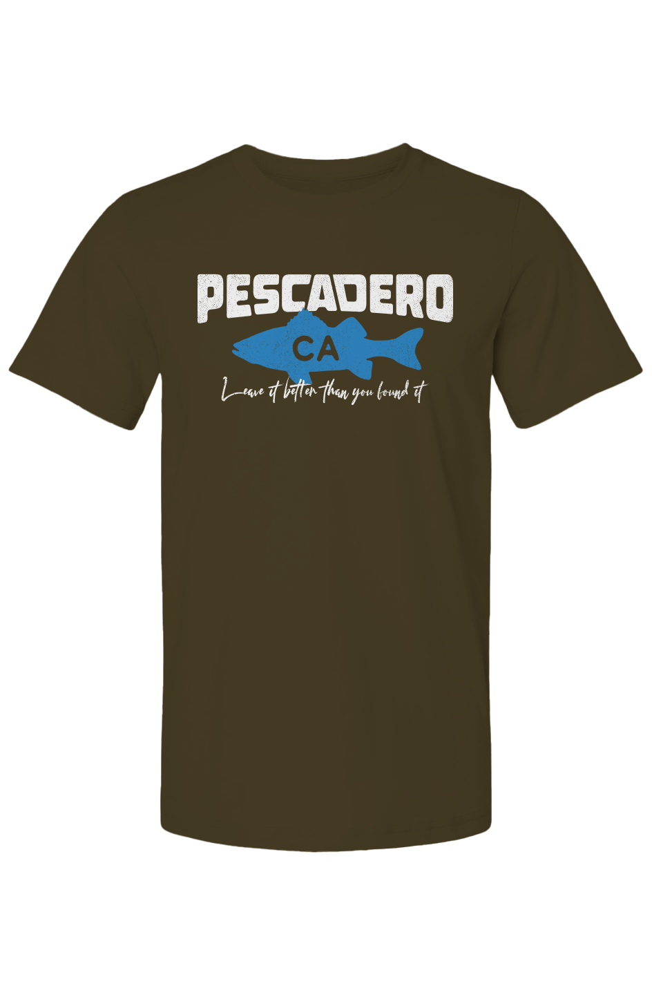 Pescadero "Leave it better than you found it" Fish T-shirt