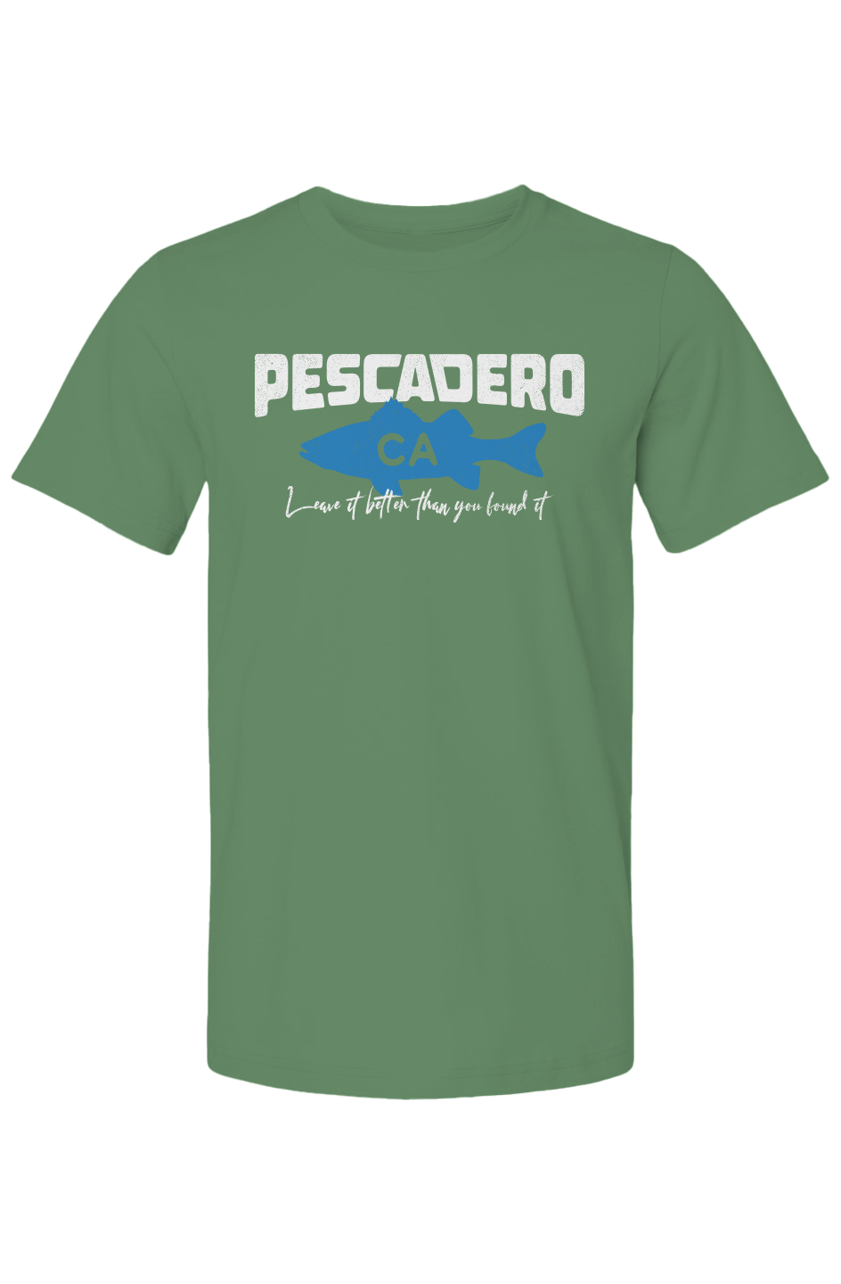 Pescadero "Leave it better than you found it" Fish T-shirt