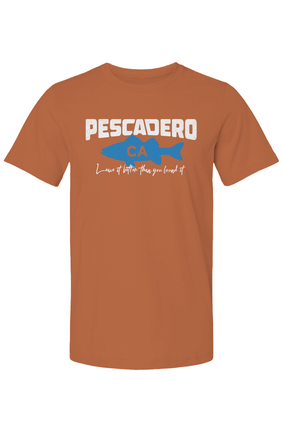 Pescadero "Leave it better than you found it" Fish T-shirt
