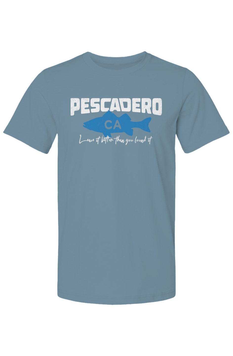 Pescadero "Leave it better than you found it" Fish T-shirt