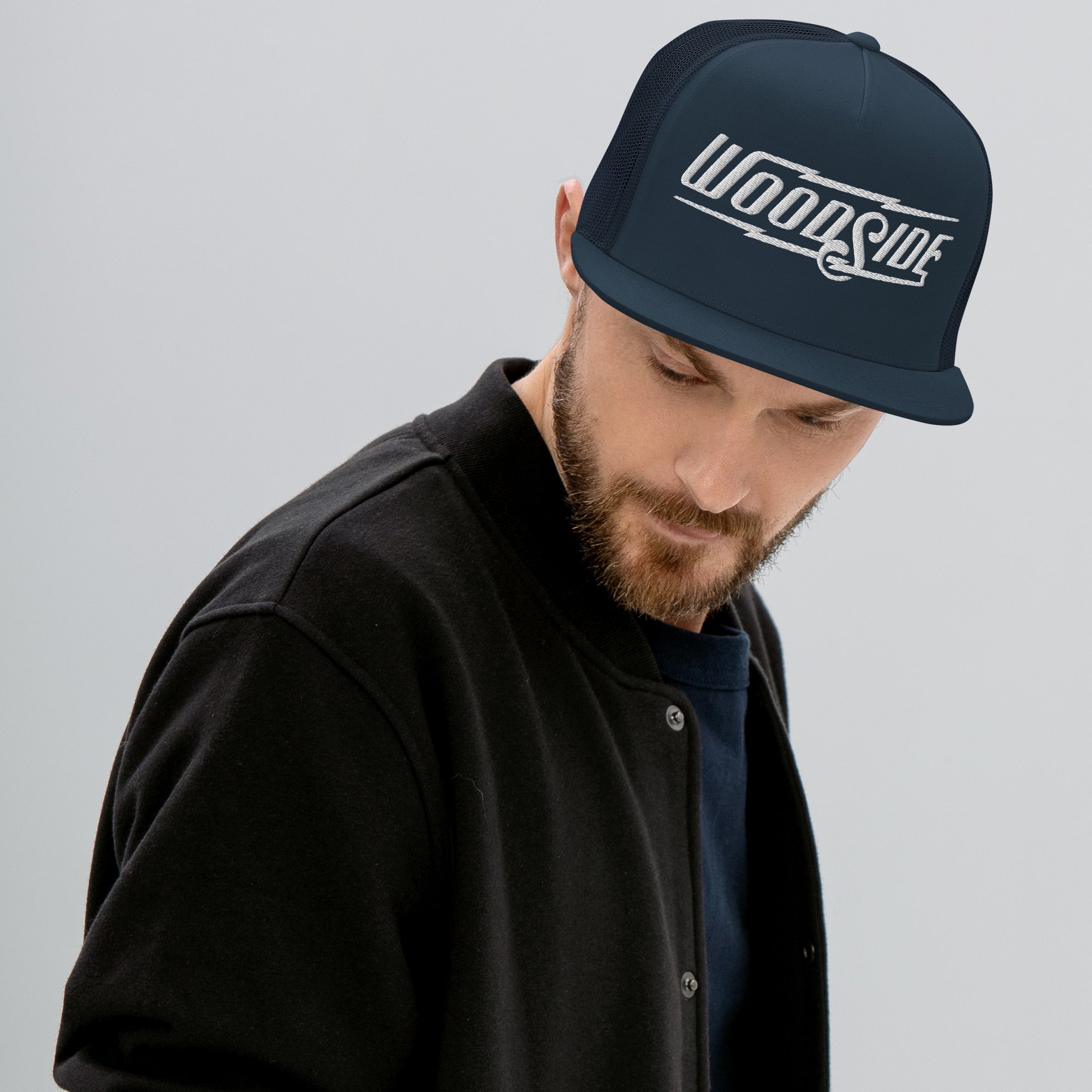 Woodside Brand Embroidered Trucker Hat