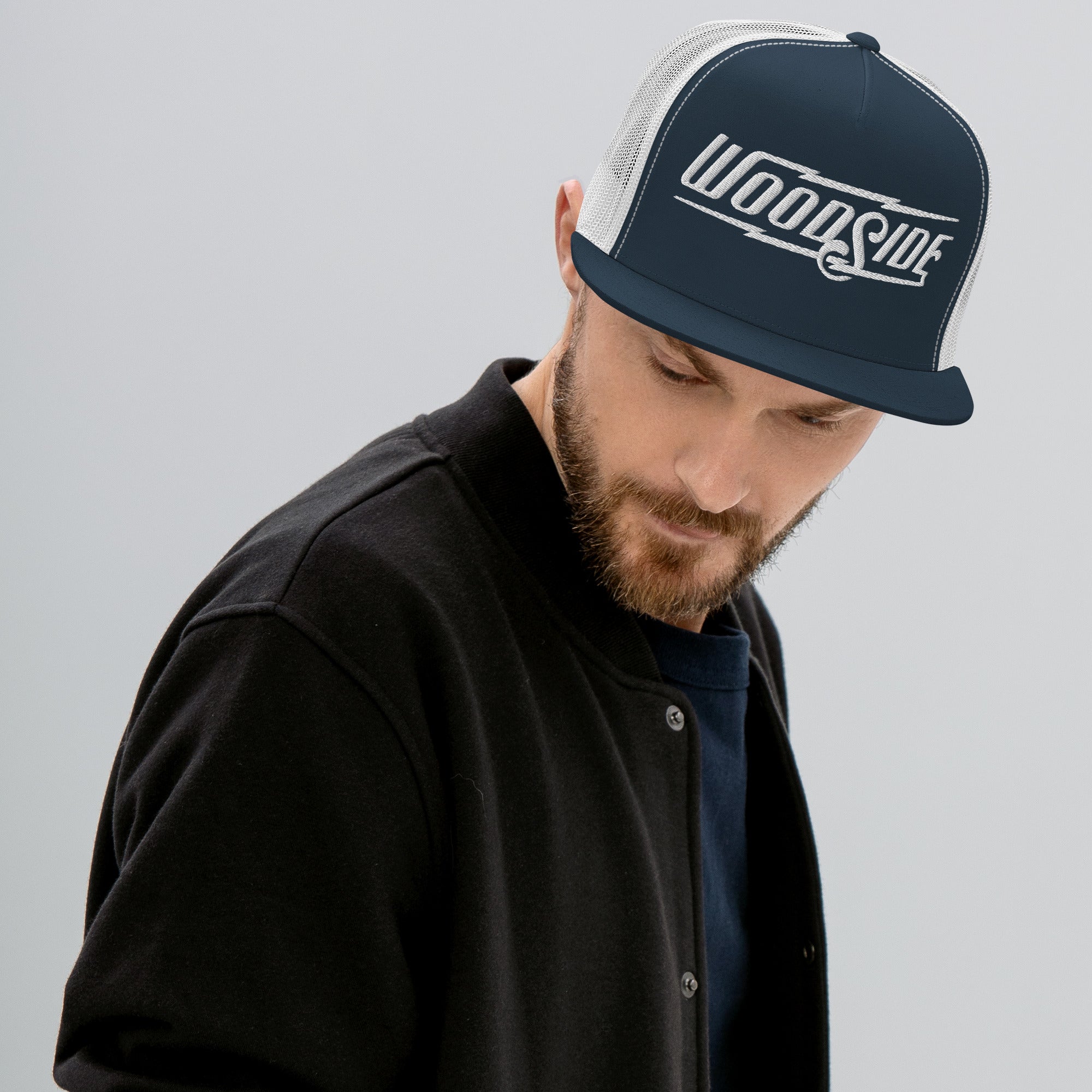 Woodside Brand Embroidered Trucker Hat