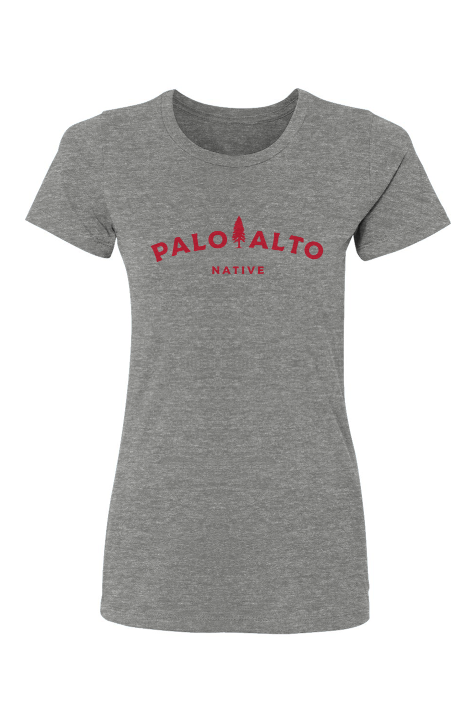 Palo Alto Native Women's T-Shirt (red ink)