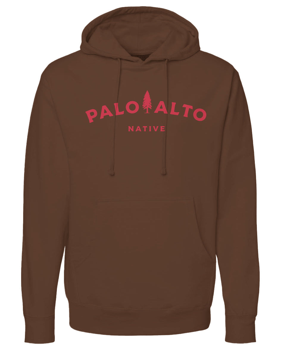 Palo Alto Native Hoodie (red ink)