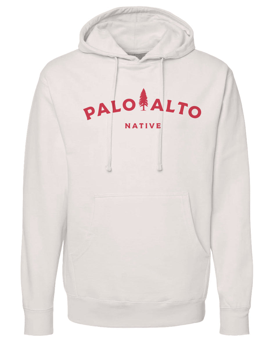 Palo Alto Native Hoodie (red ink)