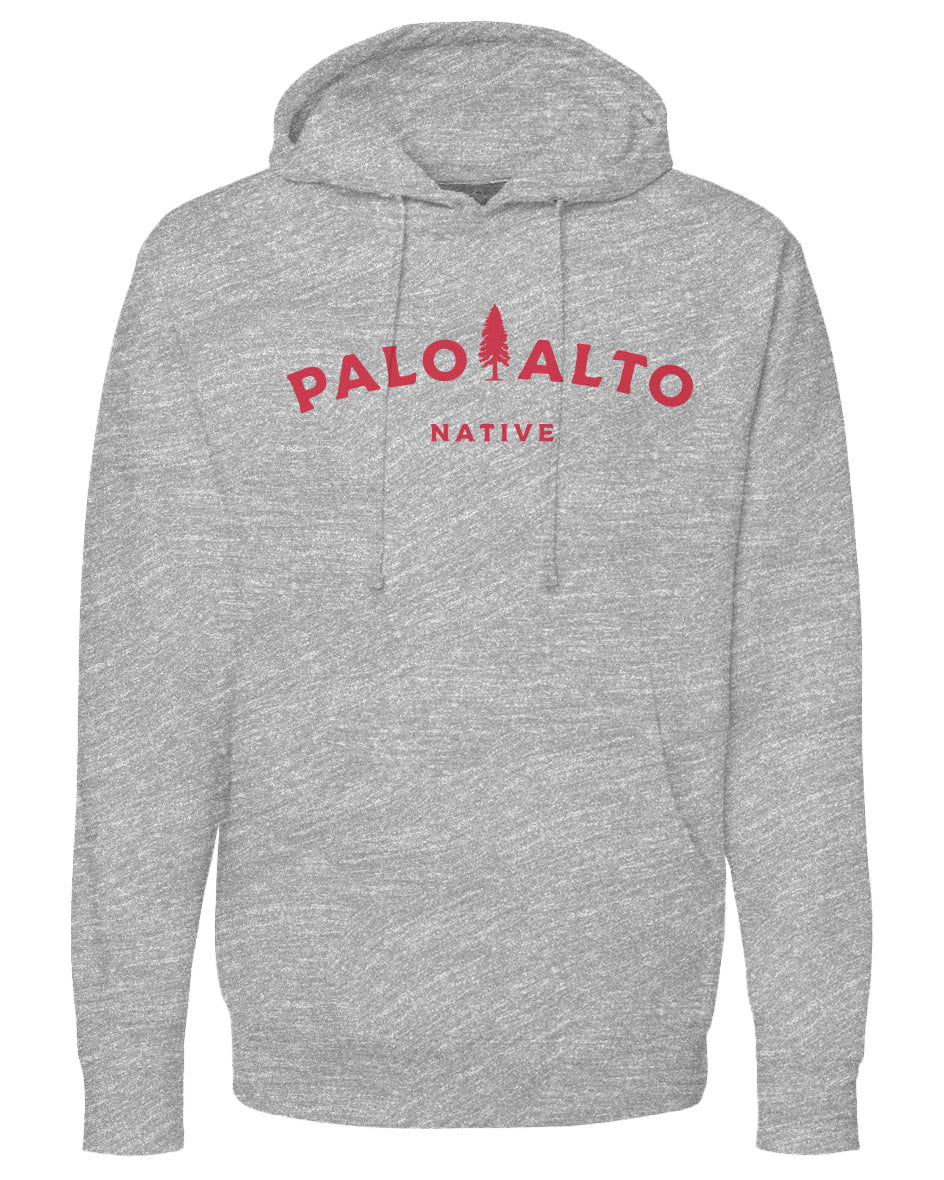 Palo Alto Native Hoodie (red ink)