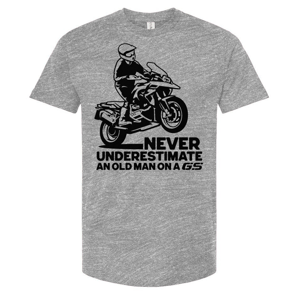Never Underestimate an Old Man on a GS T-shirt (v1)