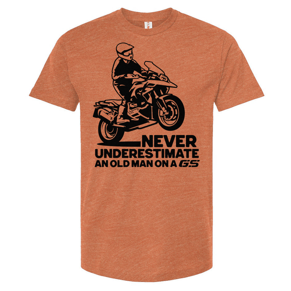 Never Underestimate an Old Man on a GS T-shirt (v1)