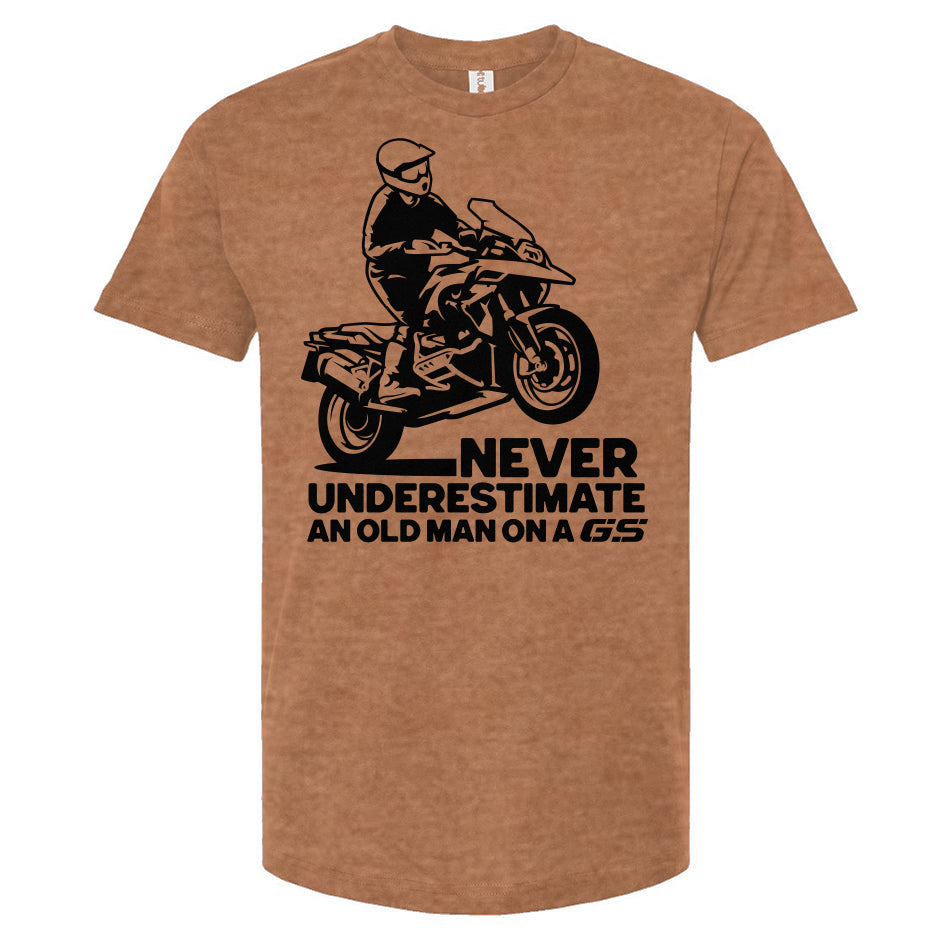 Never Underestimate an Old Man on a GS T-shirt (v1)