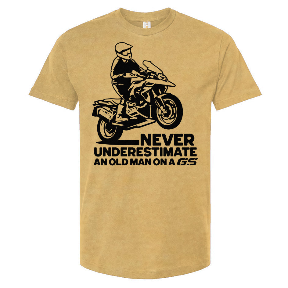 Never Underestimate an Old Man on a GS T-shirt (v1)