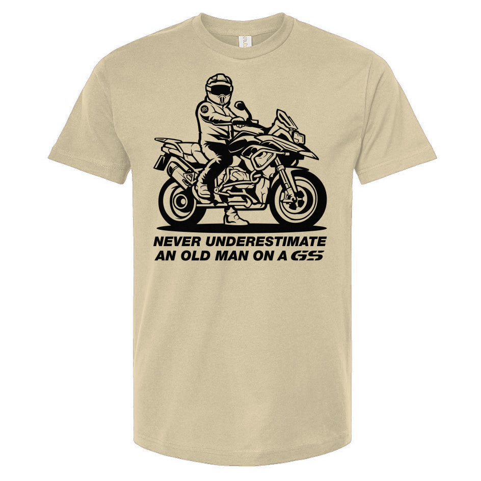 Never Underestimate an Old Man on a GS T-Shirt (v2)
