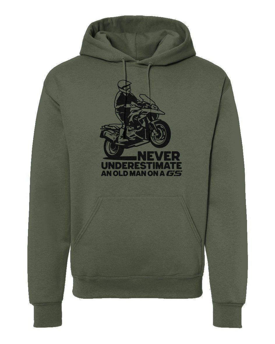 Never Underestimate an Old Man on a GS Hoodie (v1)