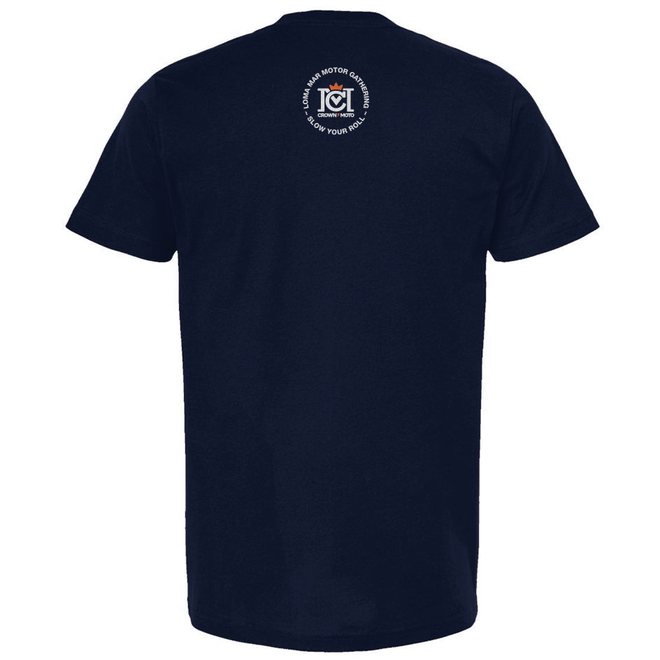 Cars & Coffee, Motorcycles & Redwoods Loma Mar Motor Gathering T-shirt