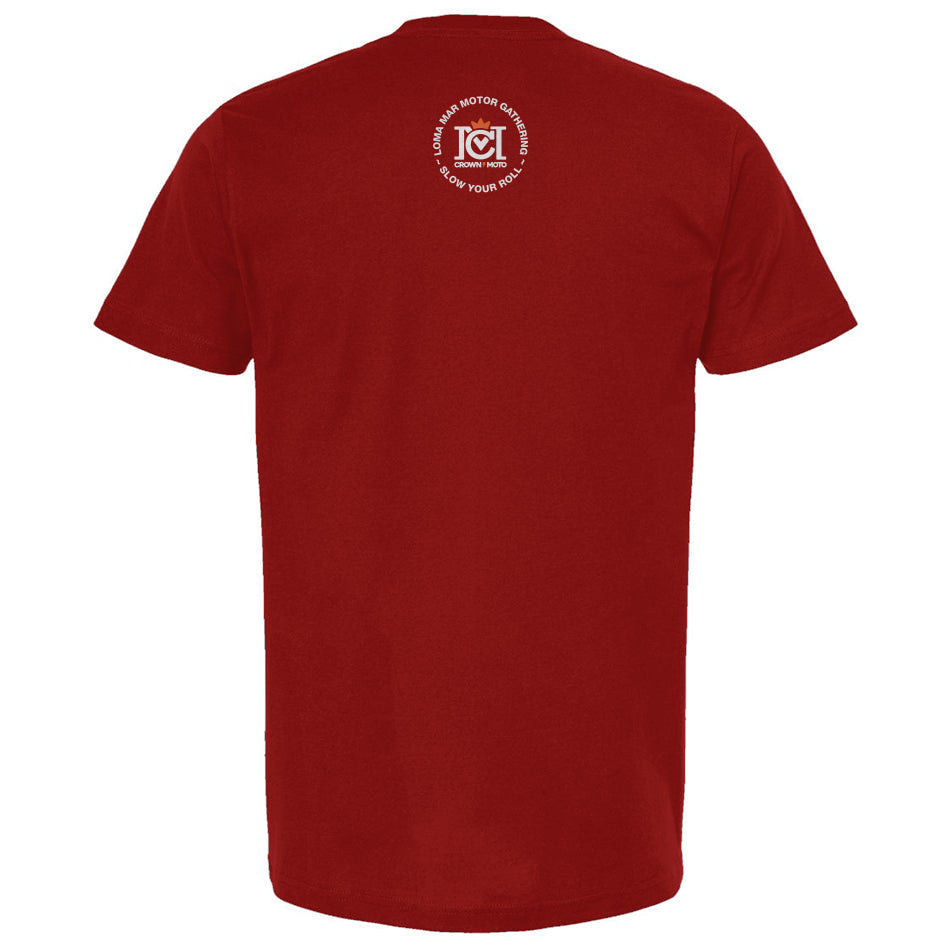 Cars & Coffee, Motorcycles & Redwoods Loma Mar Motor Gathering T-shirt