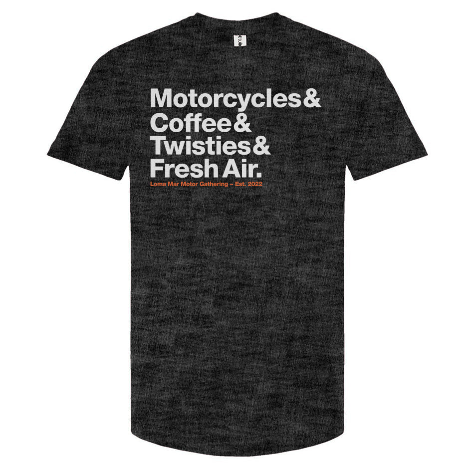 Loma Mar Motor Gathering Motorcyclist T-Shirt