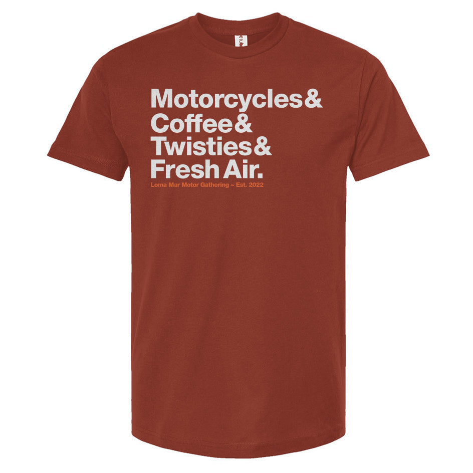 Loma Mar Motor Gathering Motorcyclist T-Shirt