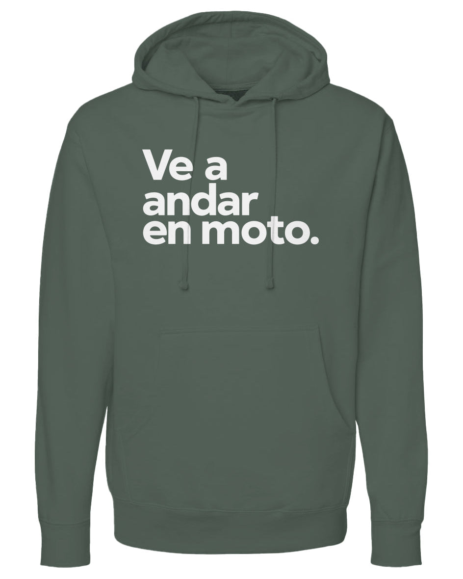 Ve a andar en moto Hoodie