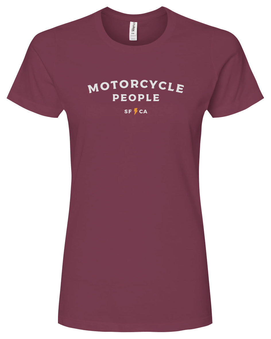 Motorcycle People SF Women's Premium Cotton T