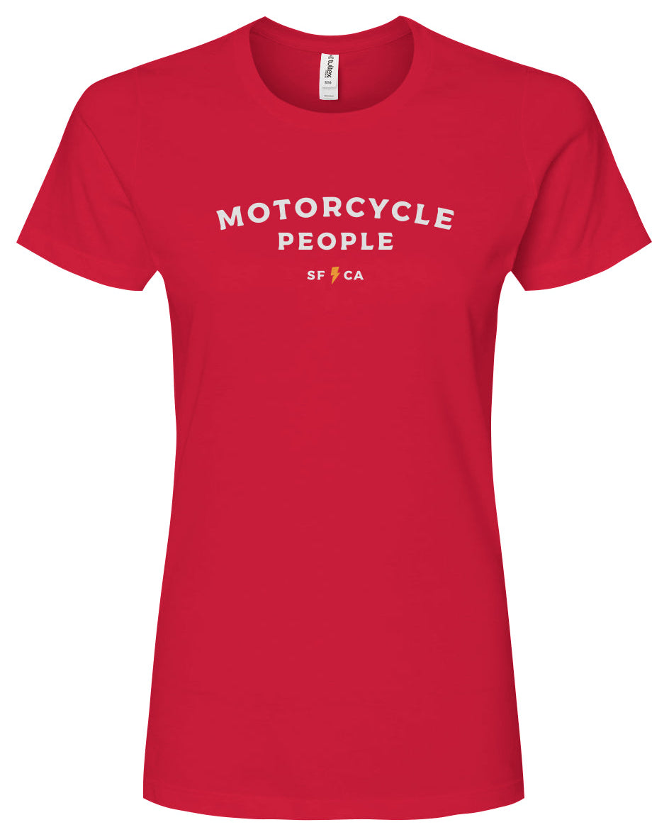 Motorcycle People SF Women's Premium Cotton T