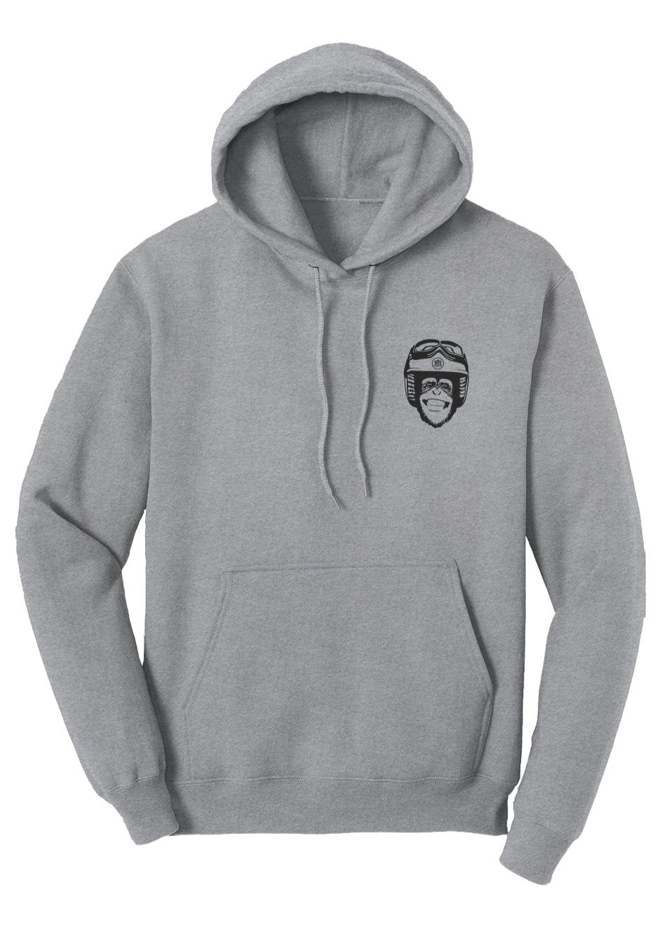 Moto Monkey Fleece Pullover Hoodie