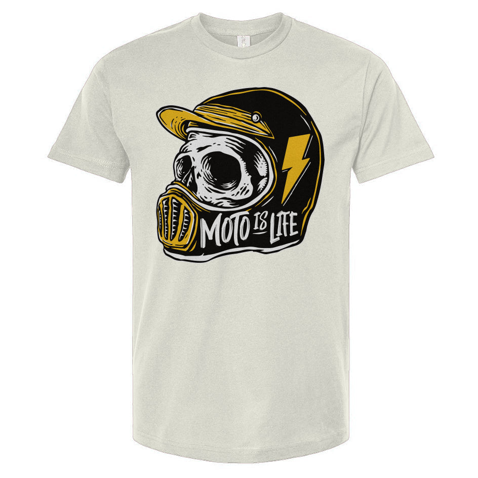 Moto is Life - Solid Skull T-Shirt