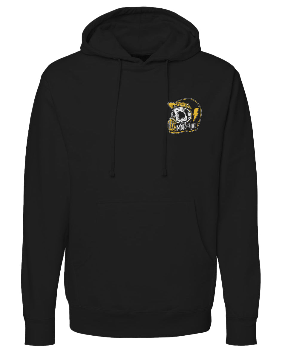 Moto is Life - Skull Pullover Hoodie