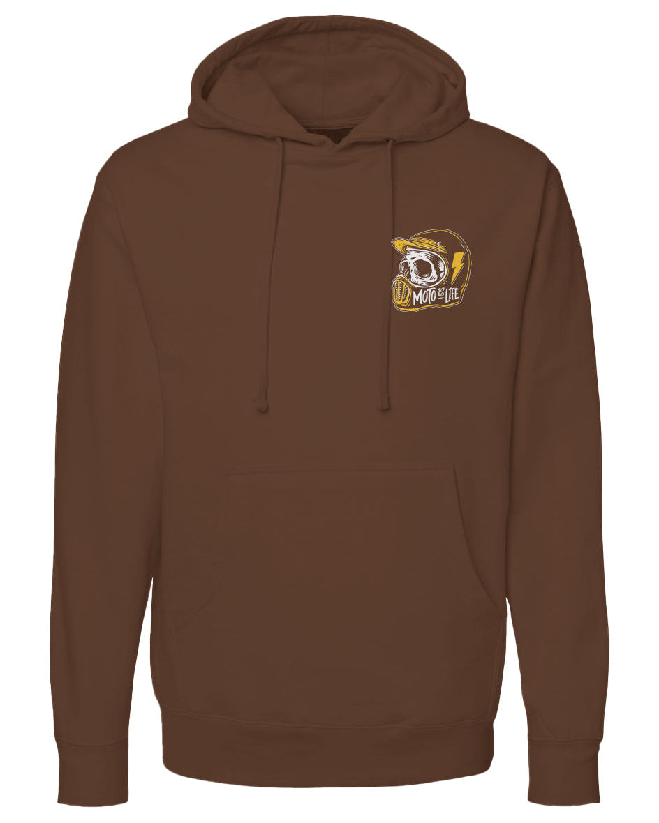 Moto is Life - Skull Pullover Hoodie