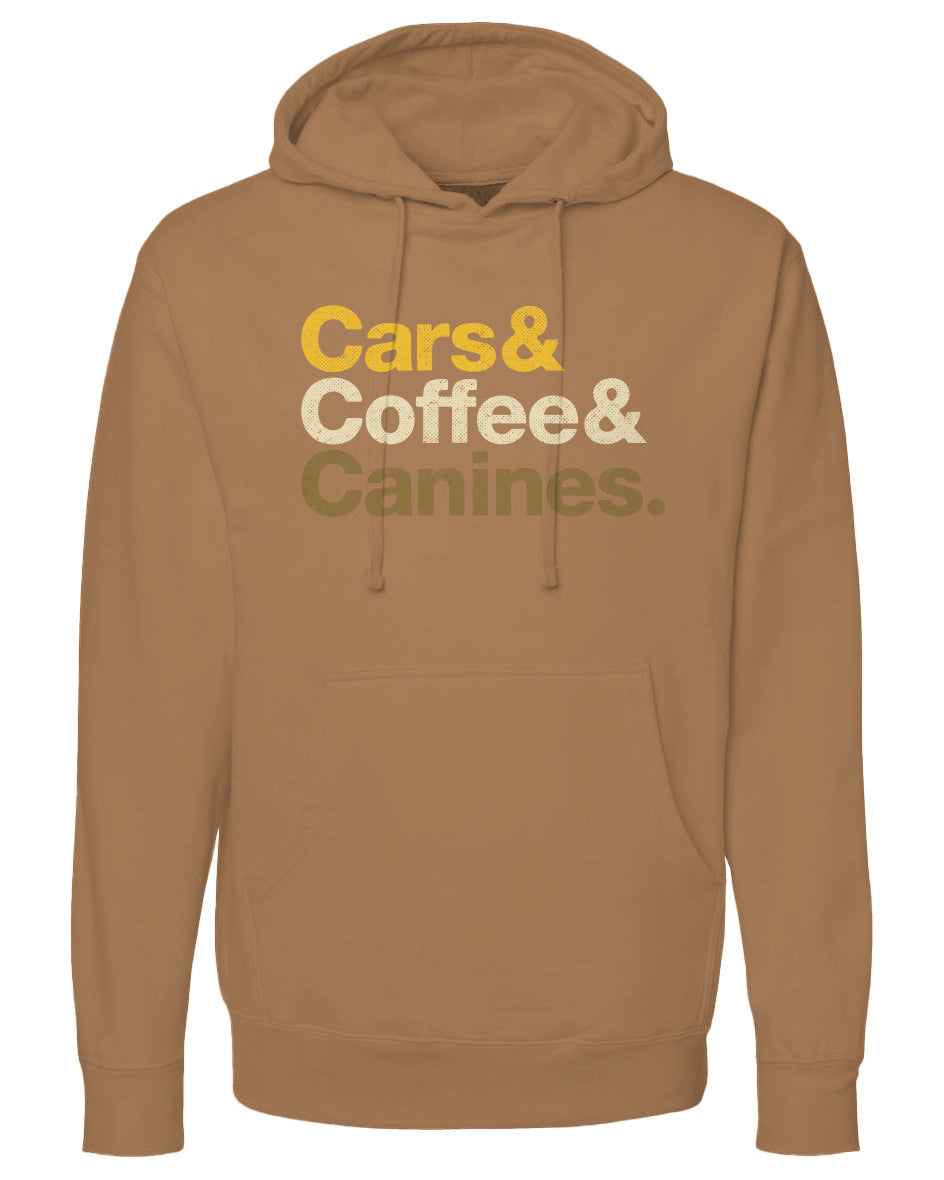 Cars & Coffee & Canines Pullover Hoodie
