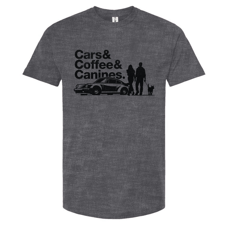 Cars & Coffee & Canines P-Car Unisex T Shirt