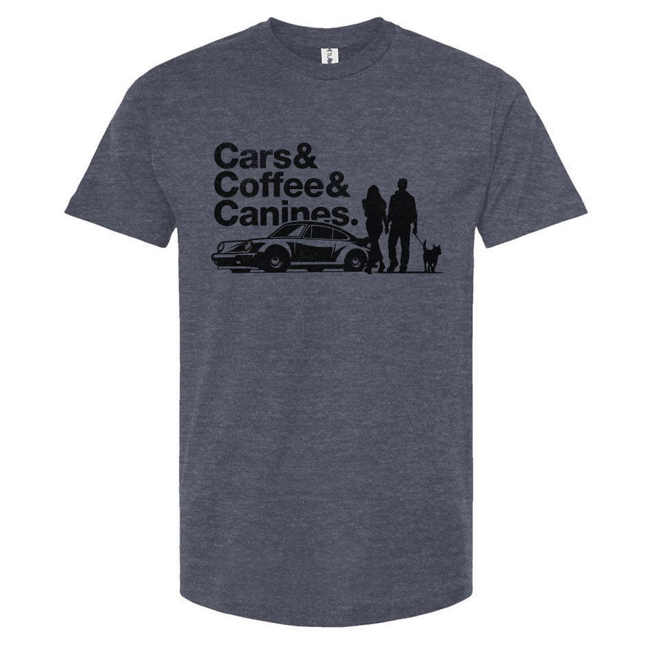 Cars & Coffee & Canines P-Car Unisex T Shirt