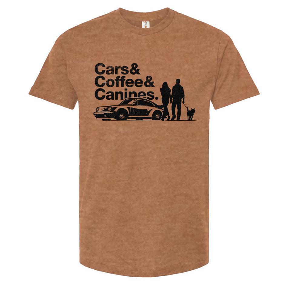 Cars & Coffee & Canines P-Car Unisex T Shirt