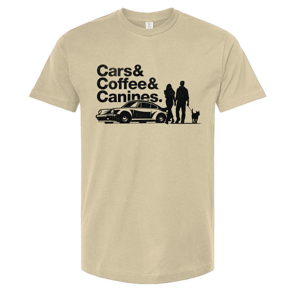 Cars & Coffee & Canines P-Car Unisex T Shirt