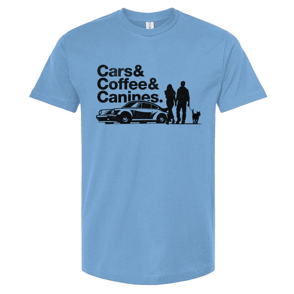 Cars & Coffee & Canines P-Car Unisex T Shirt