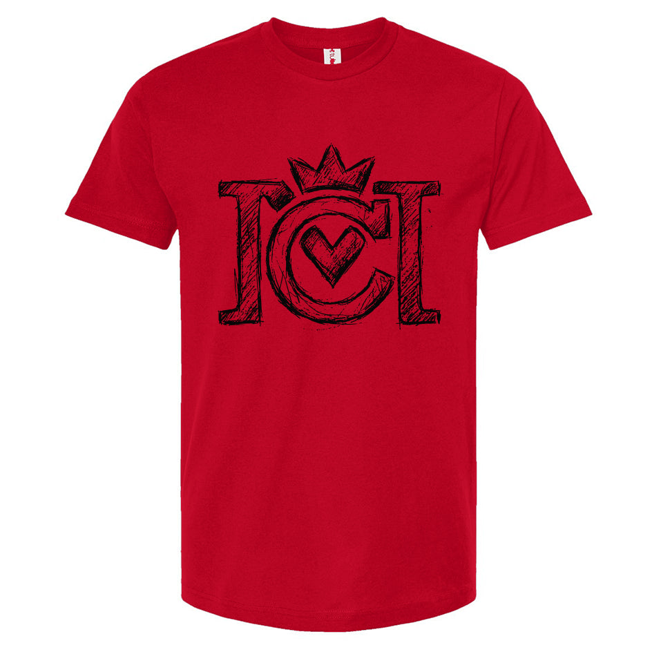Crown Moto Sketch Logo T-Shirt