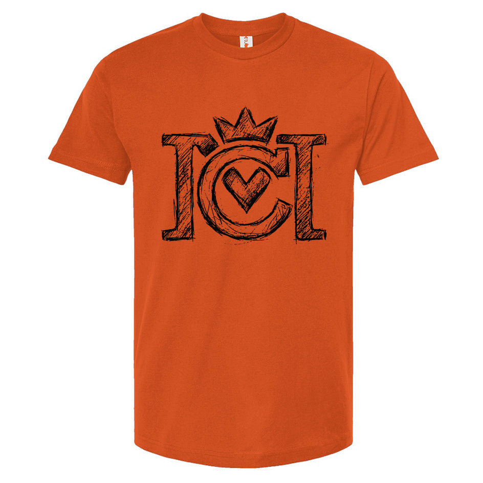 Crown Moto Sketch Logo T-Shirt