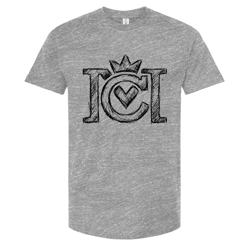 Crown Moto Sketch Logo T-Shirt