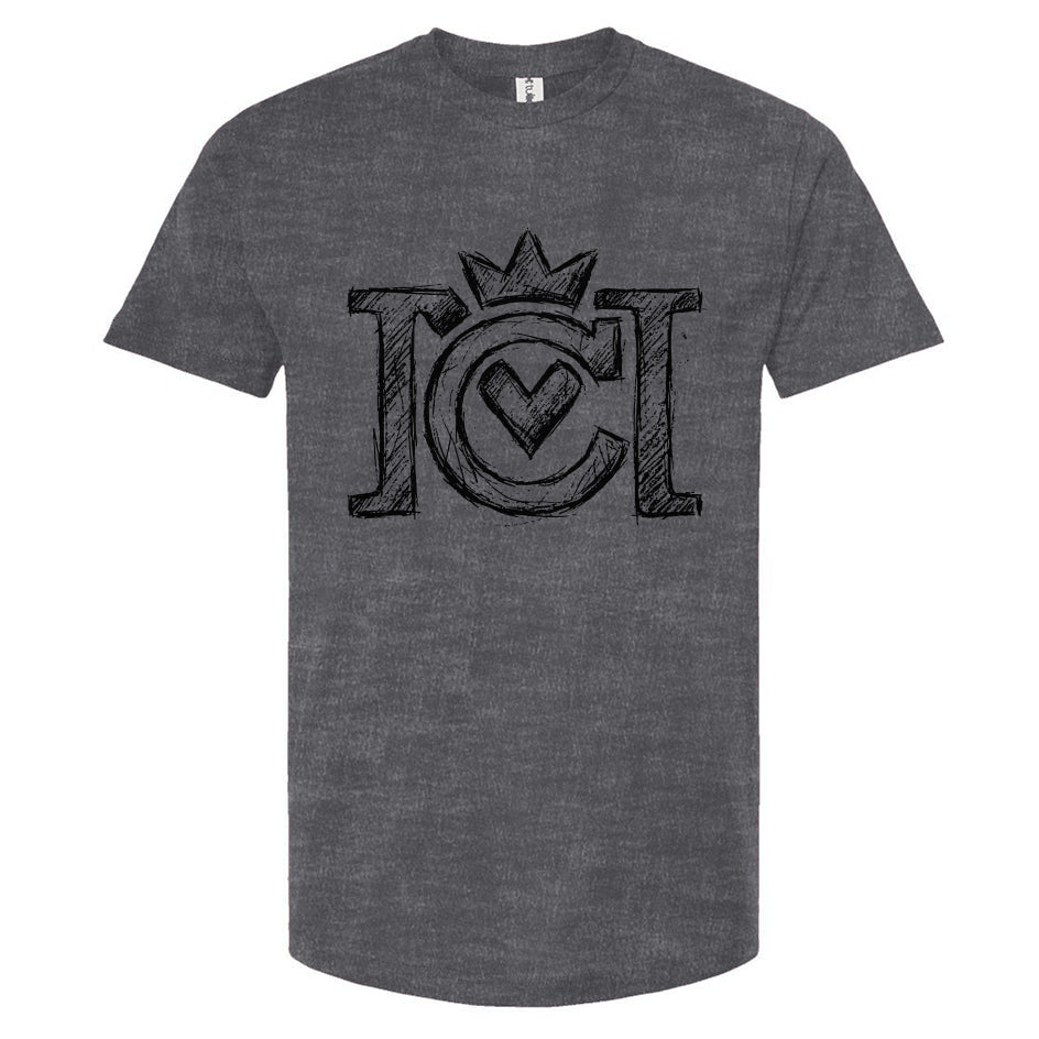 Crown Moto Sketch Logo T-Shirt