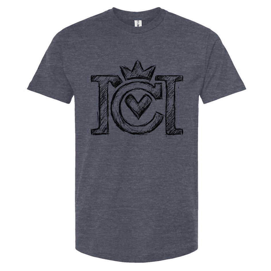 Crown Moto Sketch Logo T-Shirt