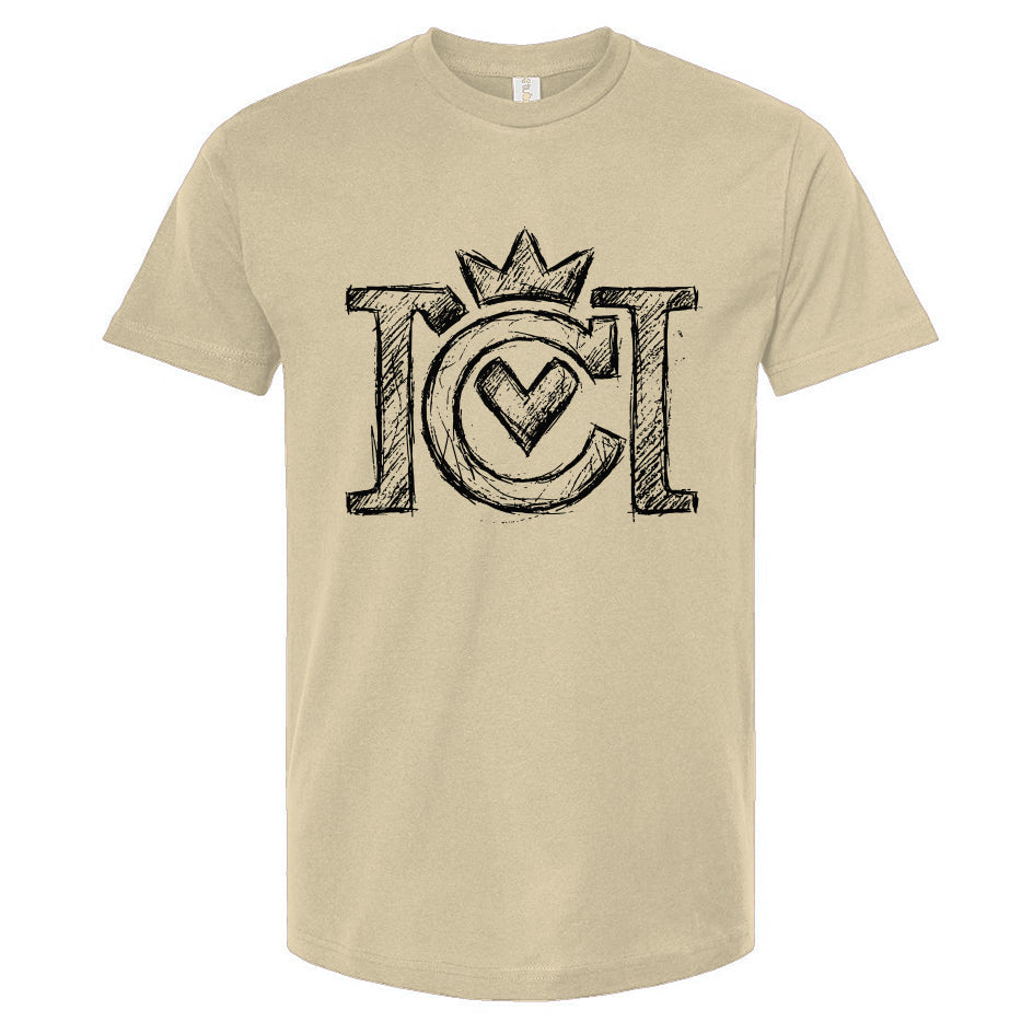 Crown Moto Sketch Logo T-Shirt