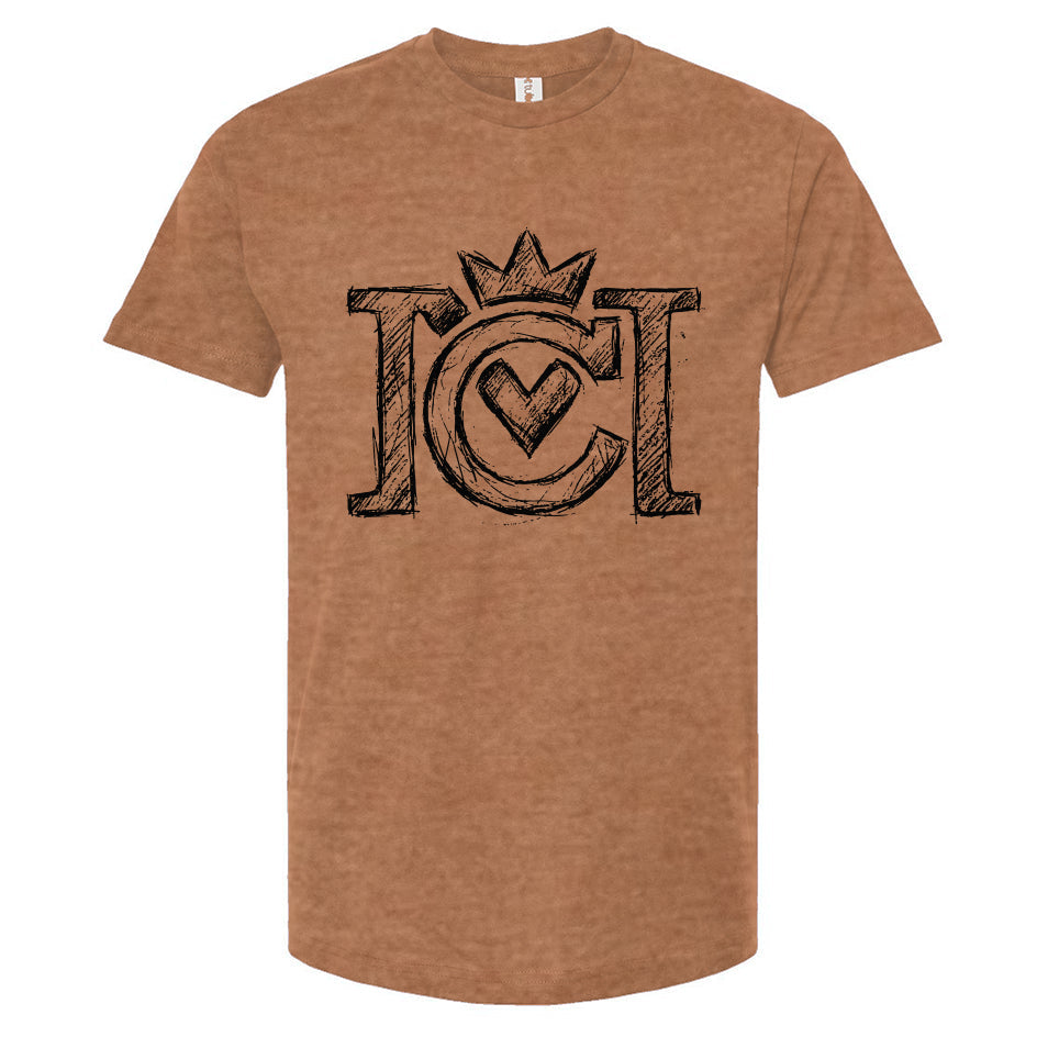 Crown Moto Sketch Logo T-Shirt