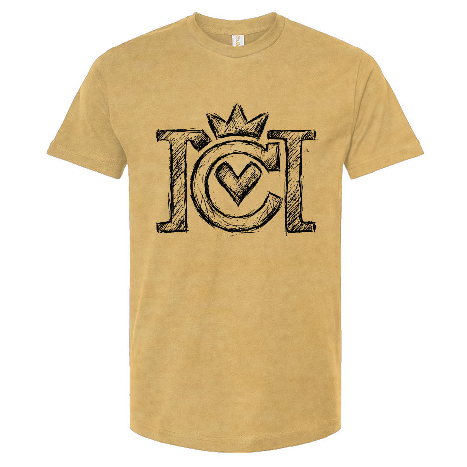 Crown Moto Sketch Logo T-Shirt