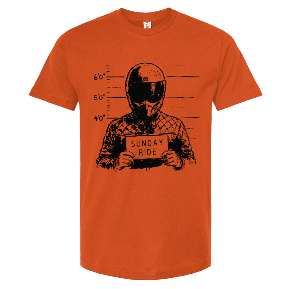 Sunday Ride Mugshot T-Shirt