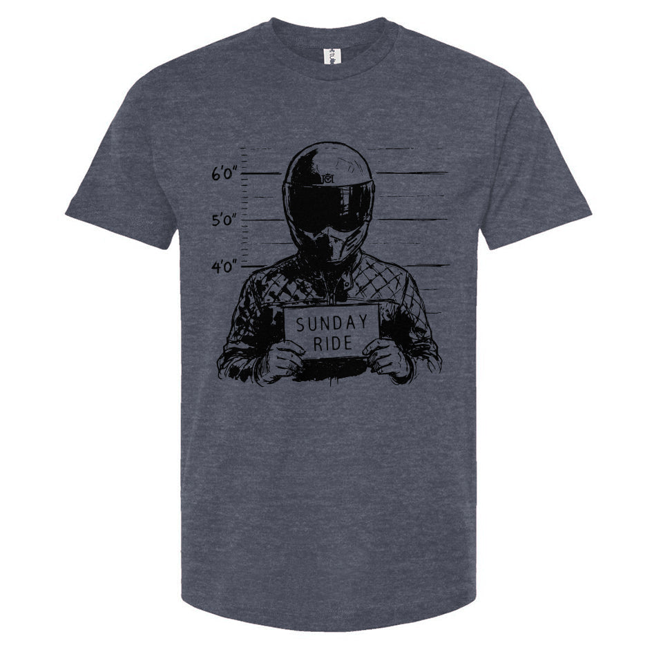 Sunday Ride Mugshot T-Shirt