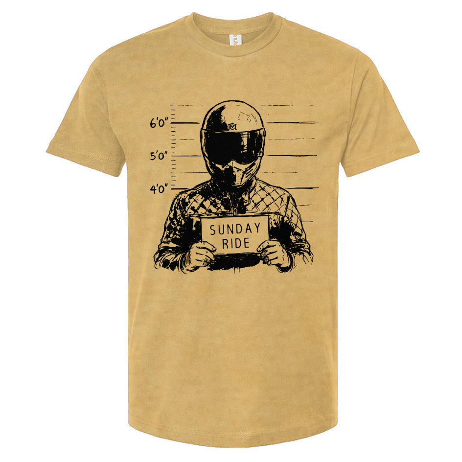 Sunday Ride Mugshot T-Shirt