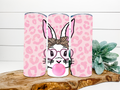 Bubblegum Bunny Leopard Tumbler