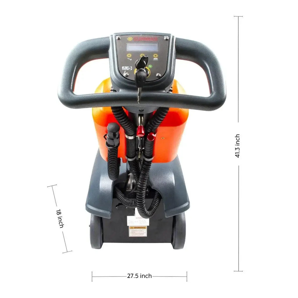 RT15 14" Battery Powered Commercial Walk-behind Floor Scrubber Machine