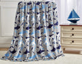 Decor&More American Pride Collection Microplush Throw Blanket (50" x 60")