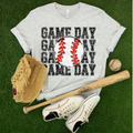 Game Day || Baseball || Faux Glitter || Tee