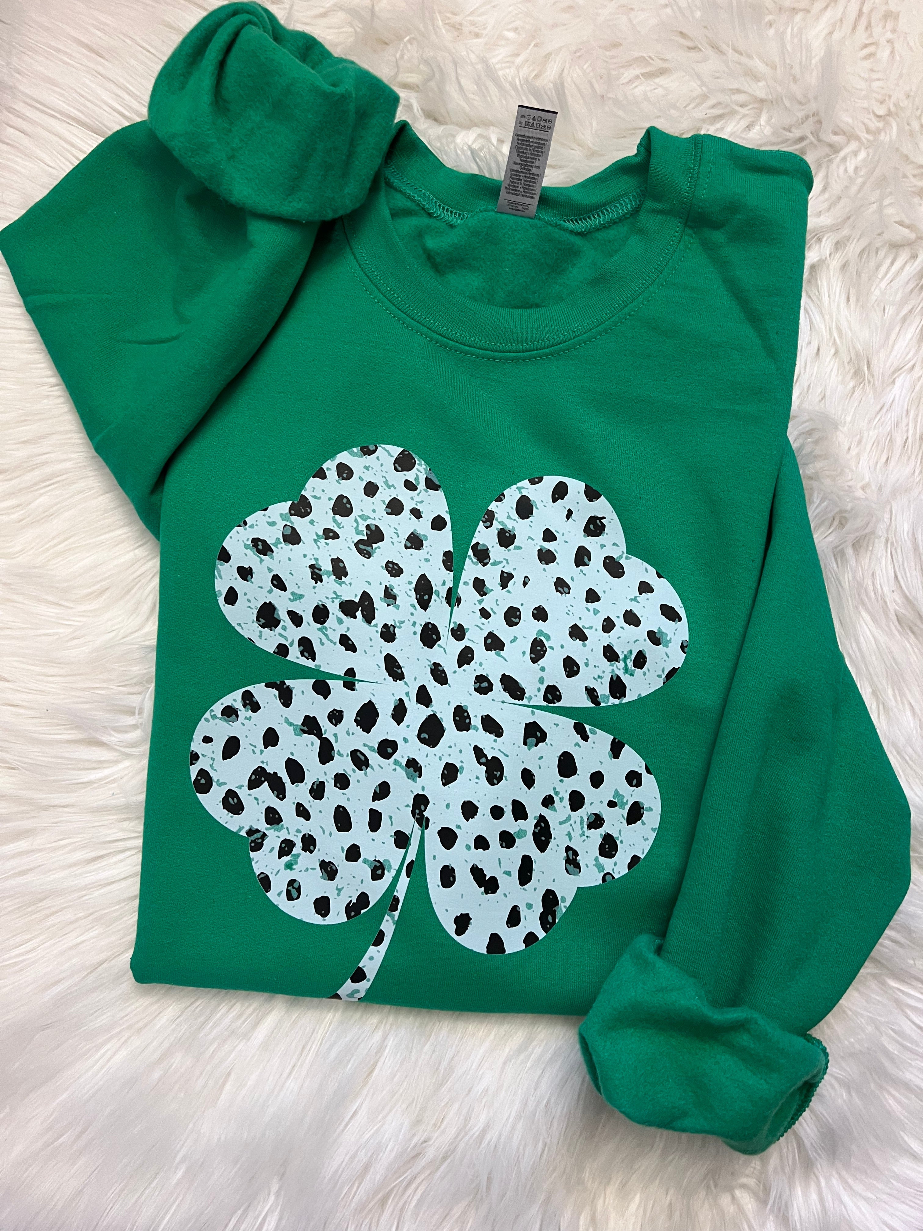 Grunge Shamrock - Sweatshirt
