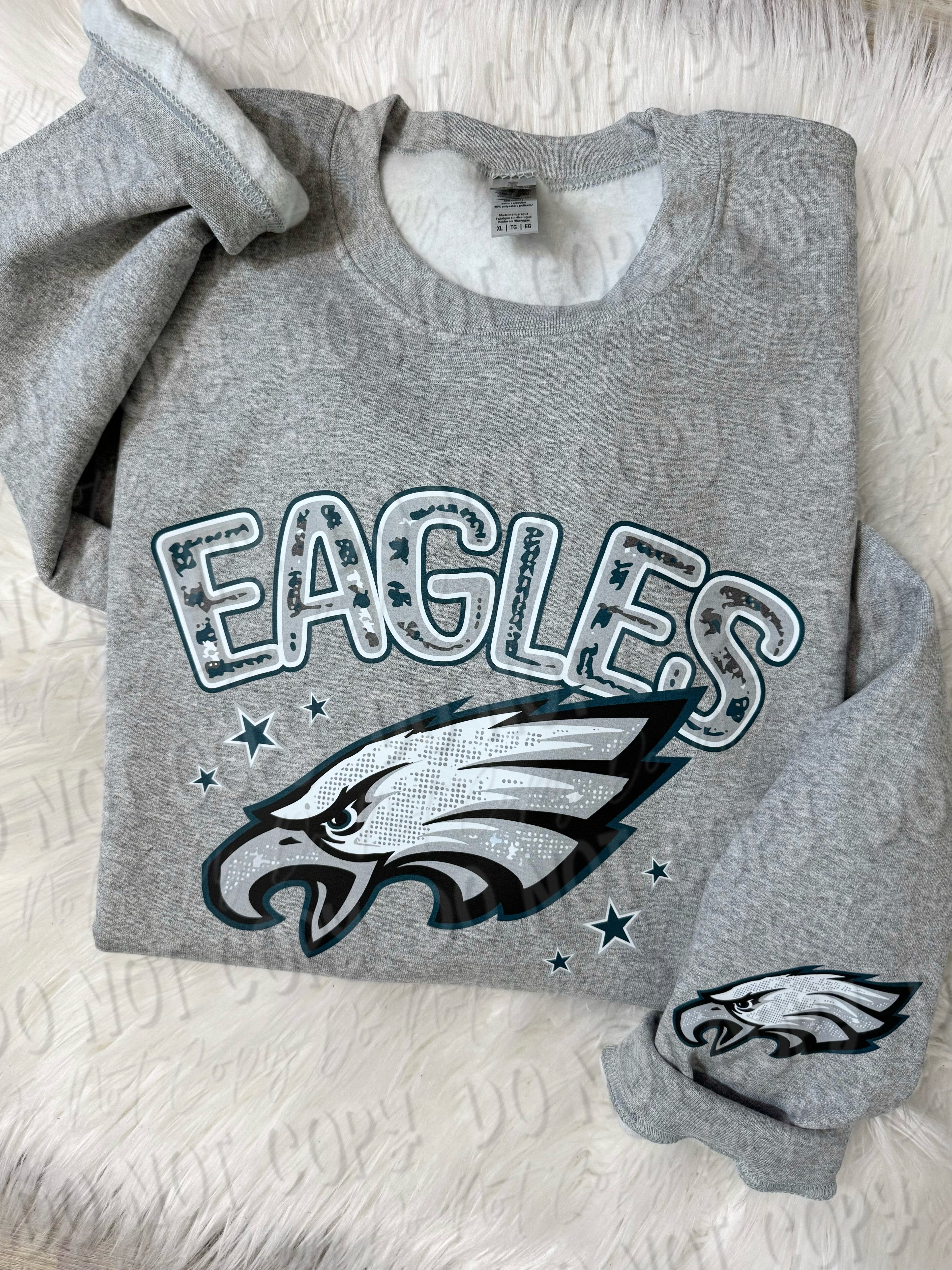 Faux Bling Football With Name | Hoodie